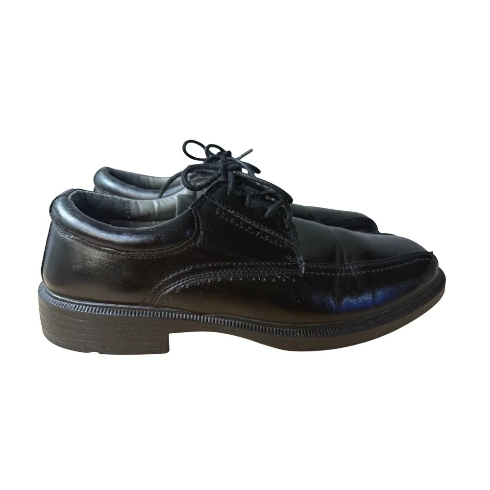 Deer Stags 902‎ Mens Black Leather Dress Shoes  Size 11M Williamsburg